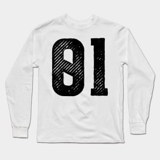 Rough Number 01 Long Sleeve T-Shirt